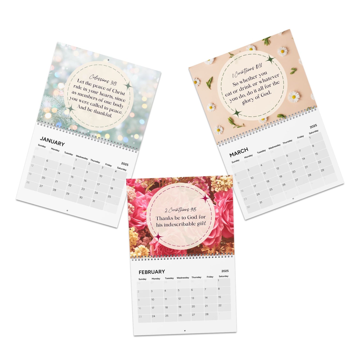 2025 Gratitude Calendar
