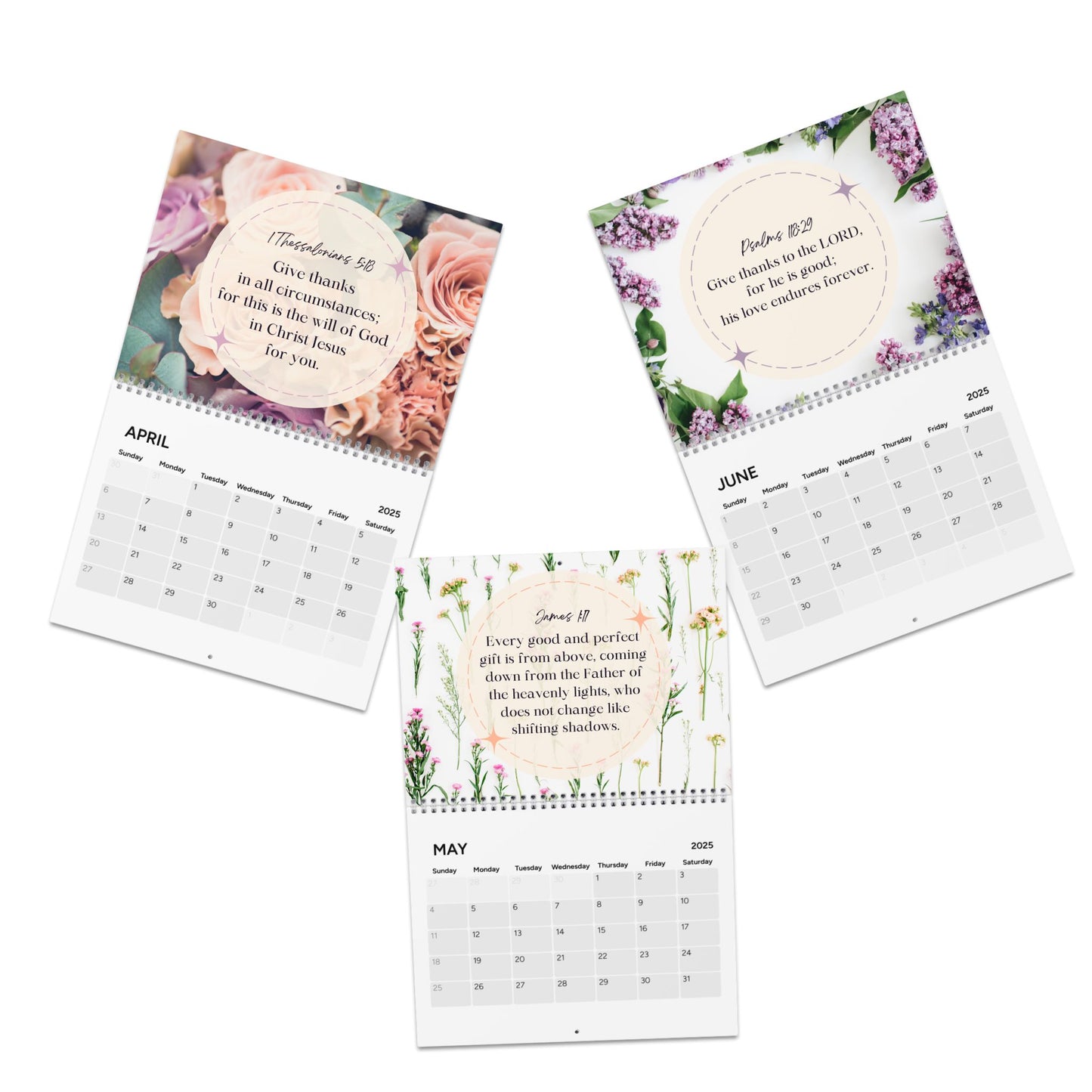 2025 Gratitude Calendar